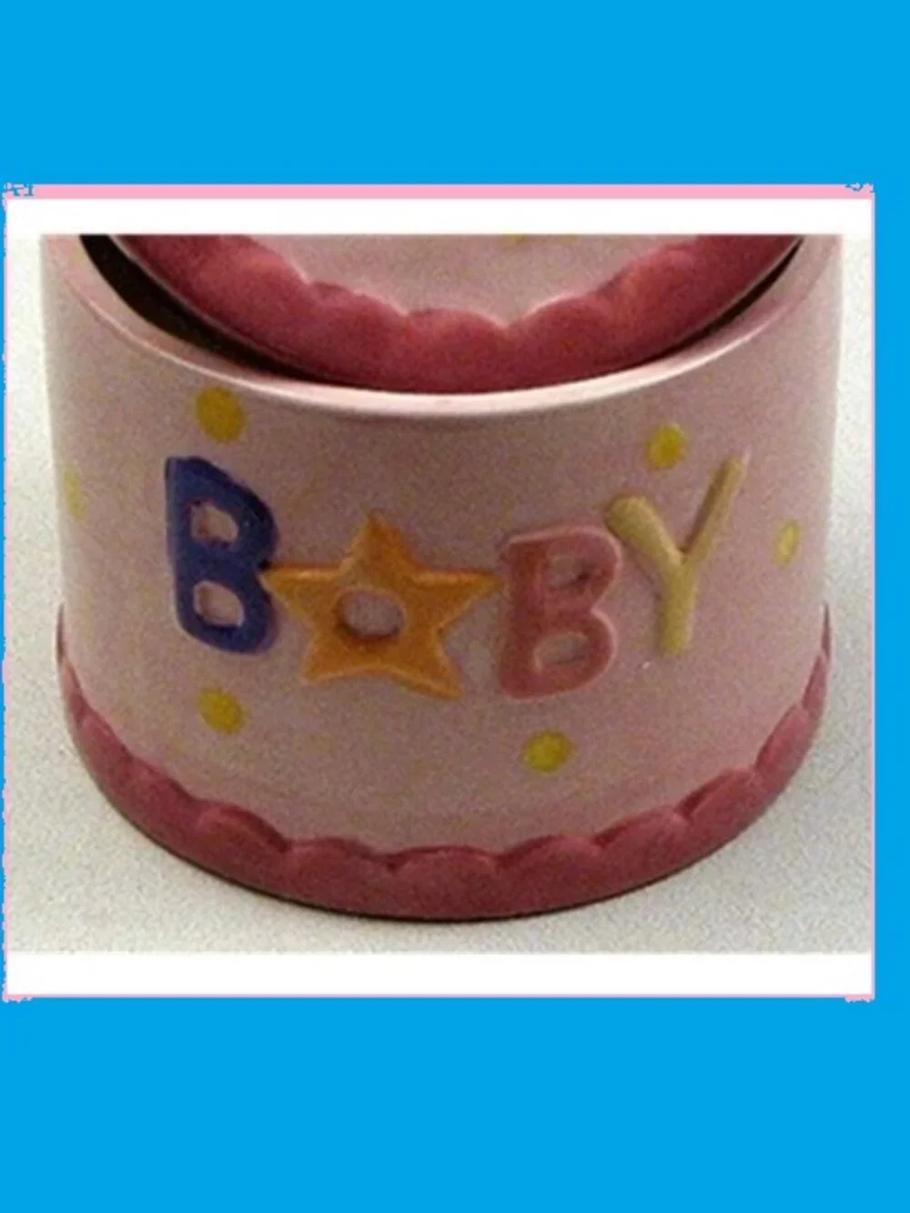 Ceramic Baby Trinket Box 4